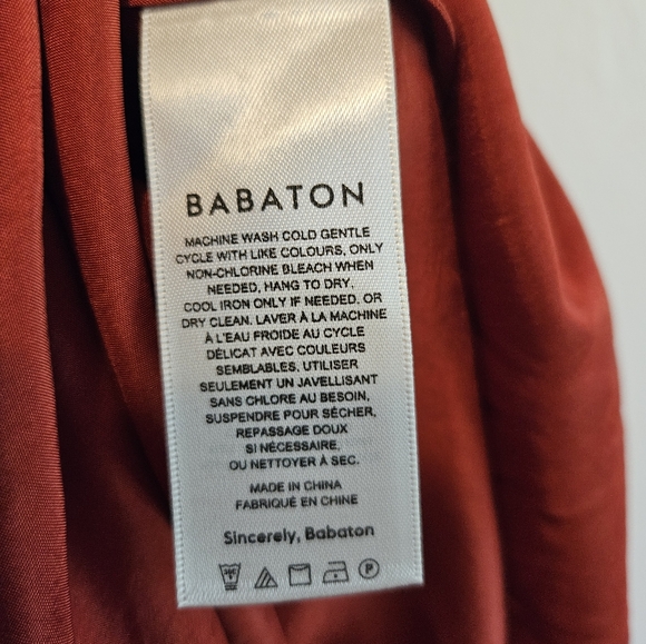 Aritzia Deep Red Satin Maxi Skirt - Picture 7 of 9